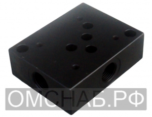 Монтажная гидравлическая плита CETOP05 (ДУ 10)