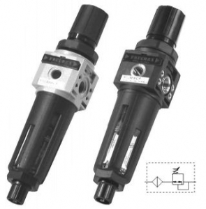 Фильтр-регулятор 17004 A(B), 17104 A(B) Типоразмер 1. Присоединения G1/8" и G1/4" ― Промышленная гидравлика и пневматикa - ООО "Омcнаб"