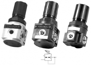 Регулятор давления блочного монтажа 17002 A(B), 17102 A(B) и индивидуального мотажа 17109 A(B) Типоразмер 1. Присоединения G1/8" и G1/4" ― Промышленная гидравлика и пневматикa - ООО "Омcнаб"